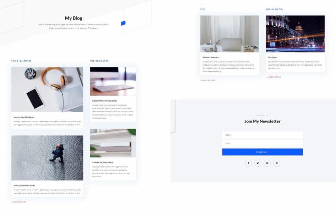 ET – Web Freelancer Blog Page