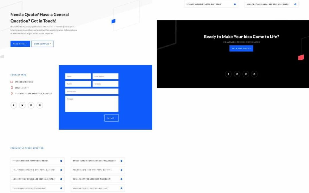 ET – Web Freelancer Contact Page