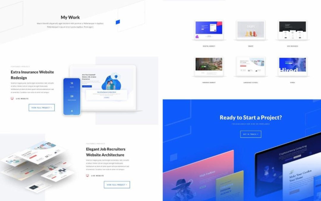 ET – Web Freelancer Portfolio Page