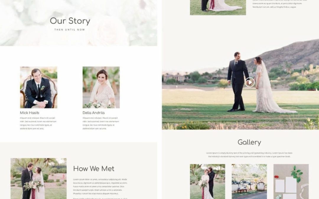 ET – Wedding About Page