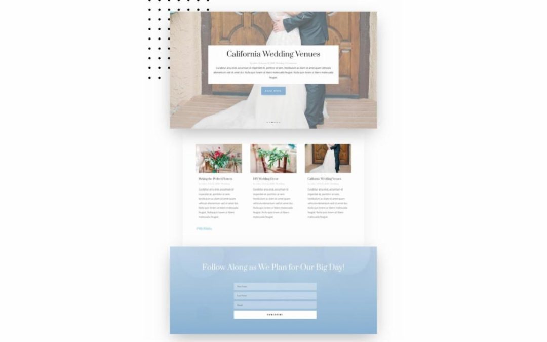 ET – Wedding Engagement Blog Page