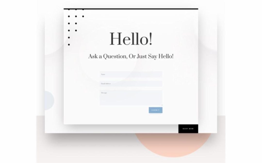 ET – Wedding Engagement Contact Page