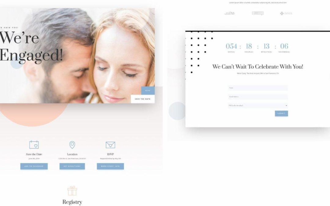 ET – Wedding Engagement Home Page