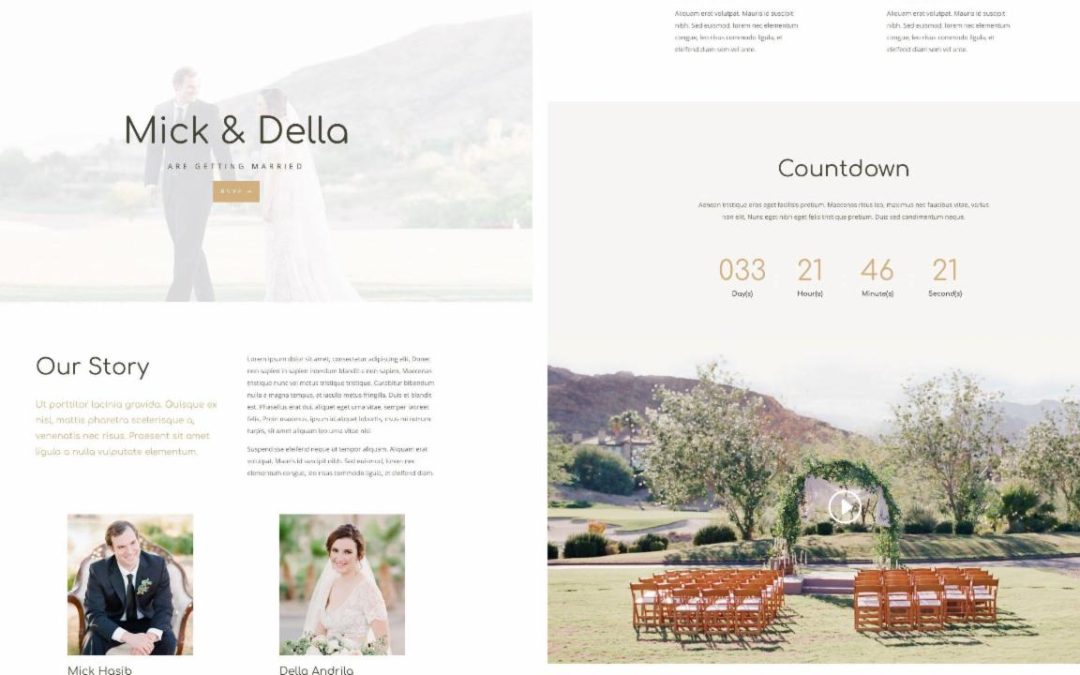 ET – Wedding Home Page