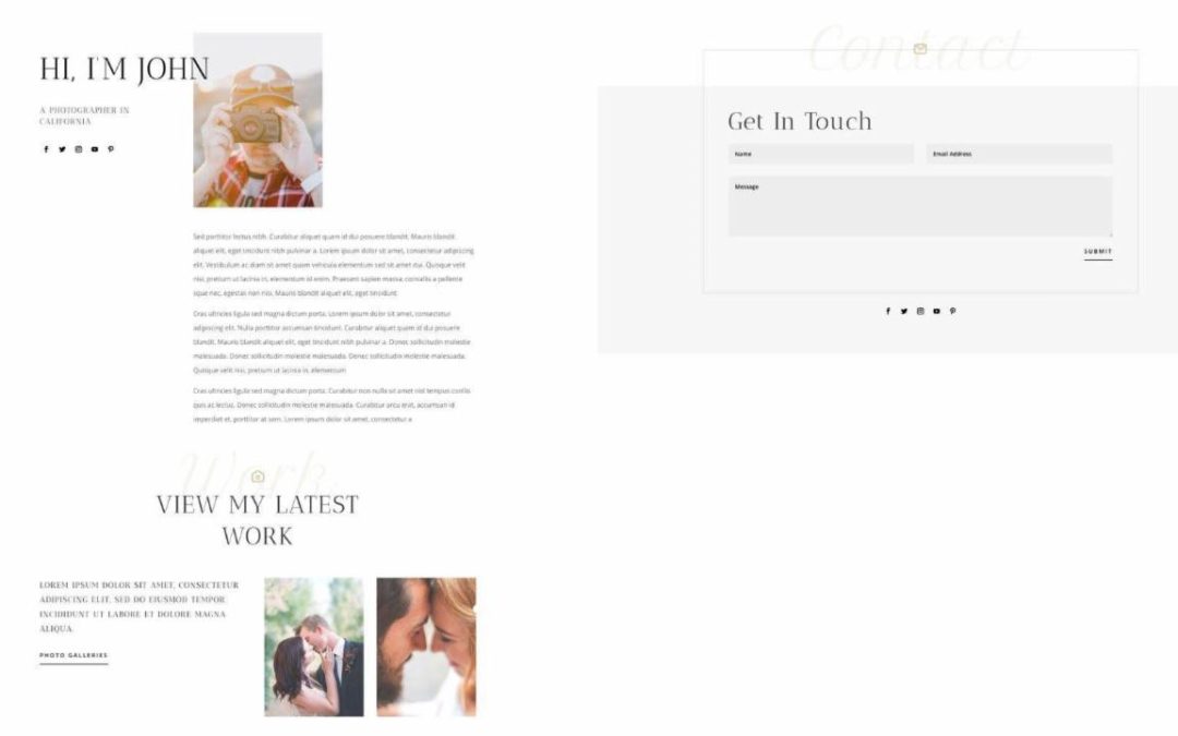 ET – Wedding Photographer About Page