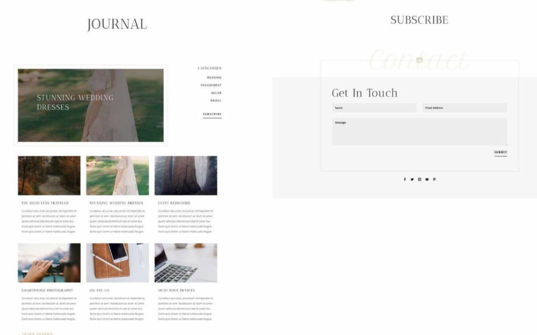 ET – Wedding Photographer Blog Page