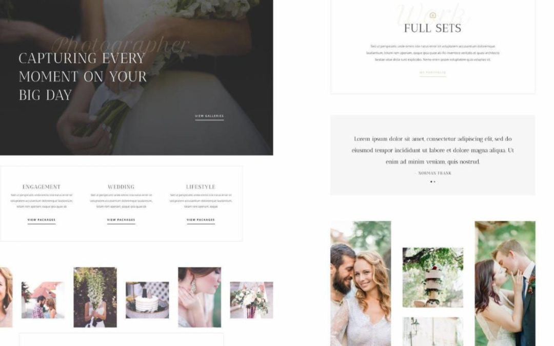 ET – Wedding Photographer Home Page