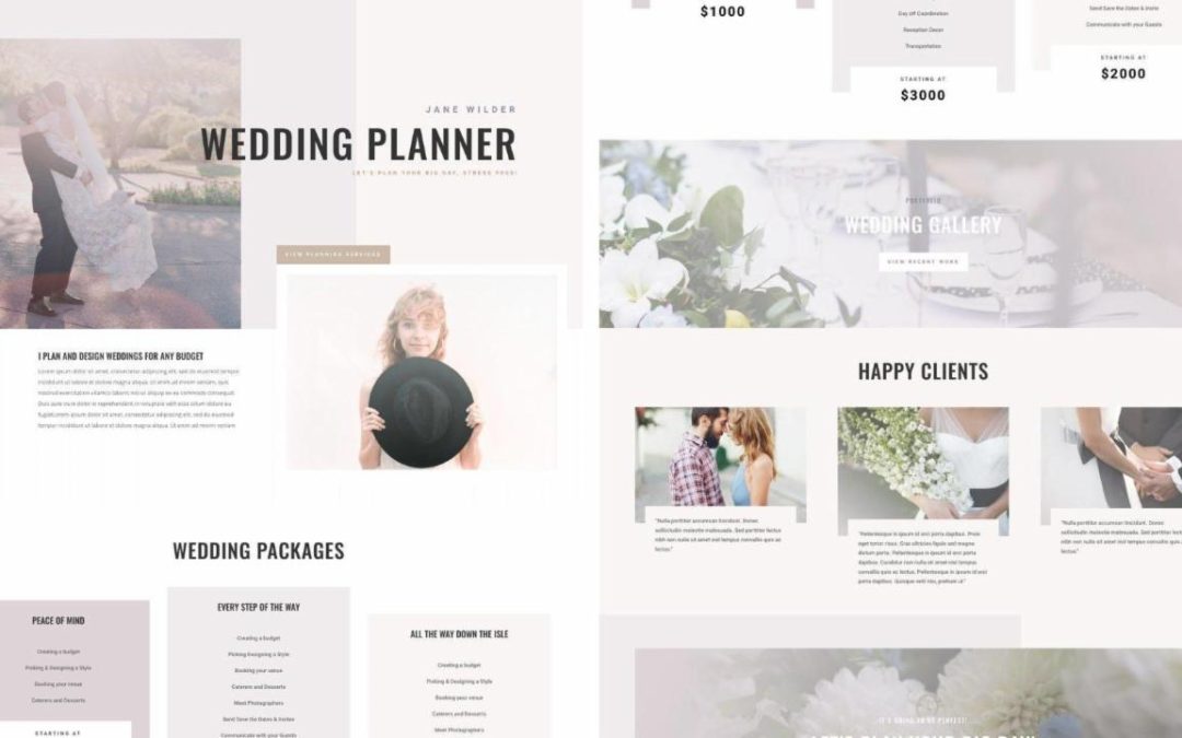 ET – Wedding Planner Home Page