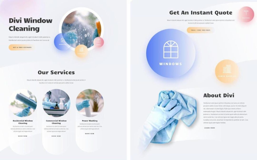 ET – Window Cleaning Landing Page
