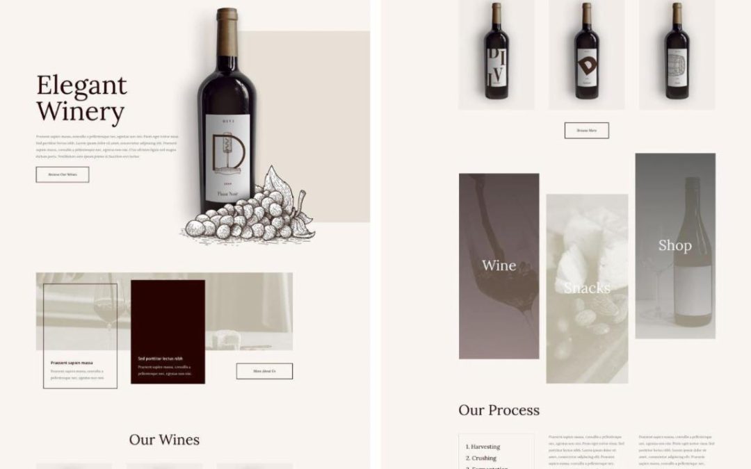 ET – Winery Landing Page
