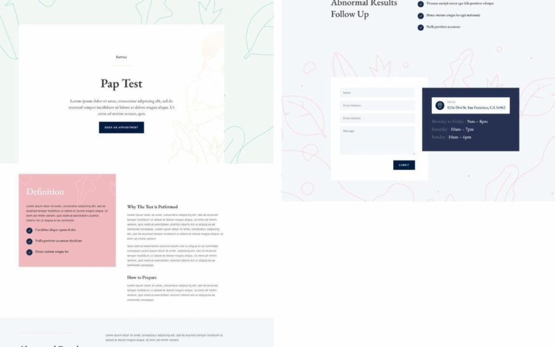 ET – Womens Health Center Service Page