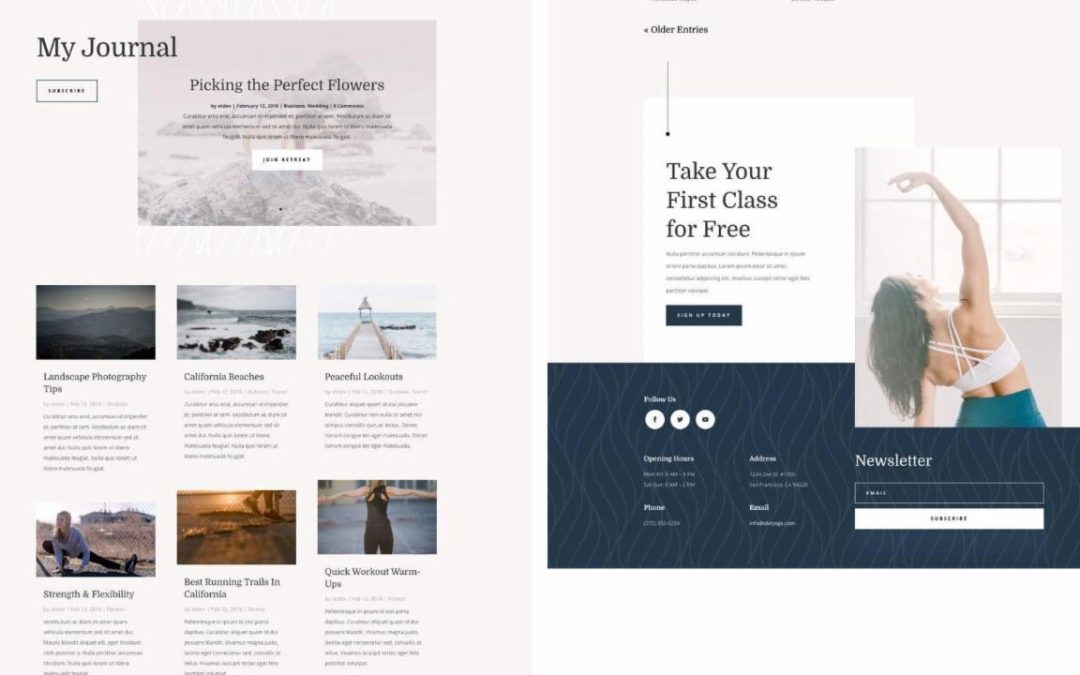 ET – Yoga Instructor Blog Page