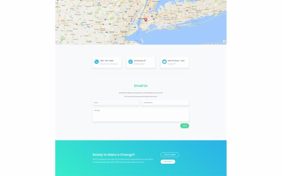 ET – Yoga Studio Contact Page