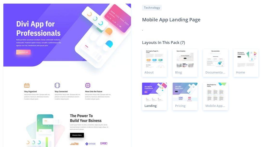 ET - Mobile App Pack