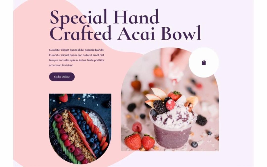 ET – Acai Bowl Home Page – Header