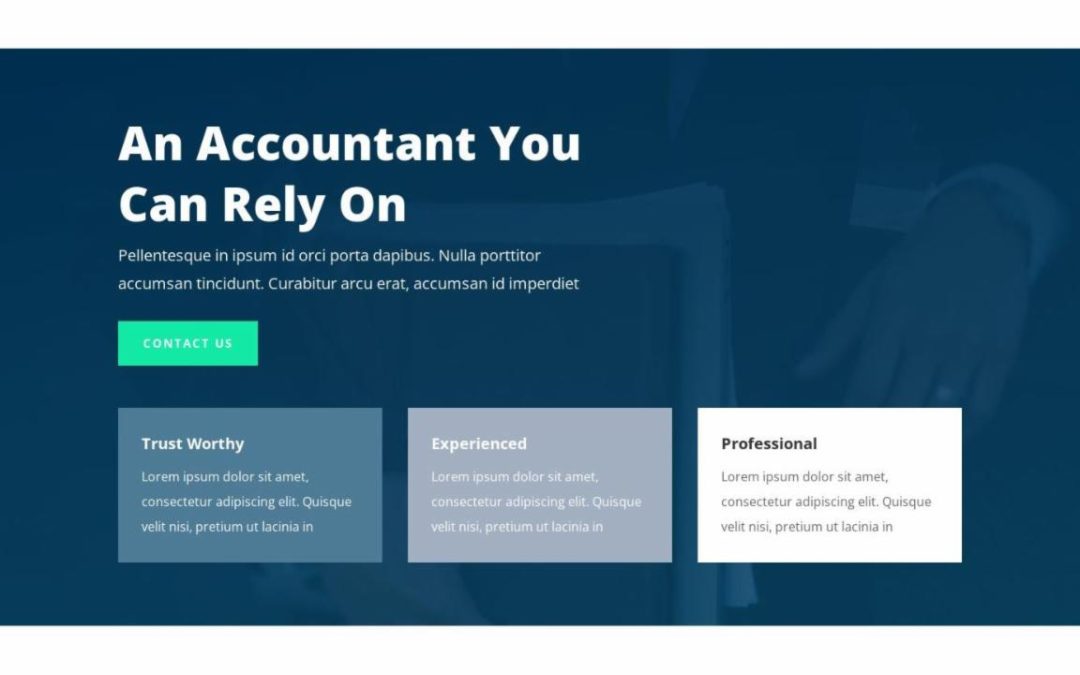 ET – Accountant Home Page – Header