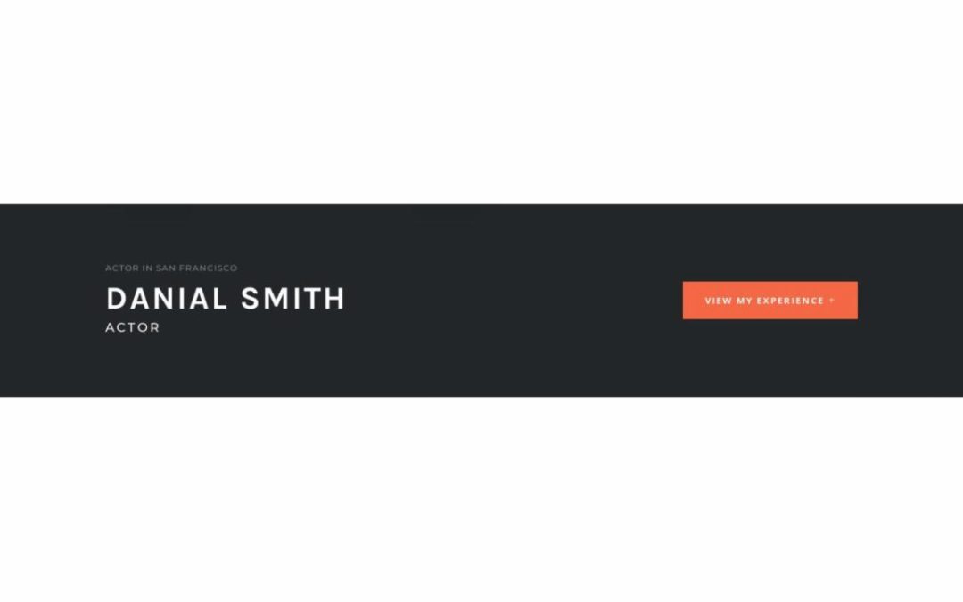 ET – Actor CV Home Page – Footer
