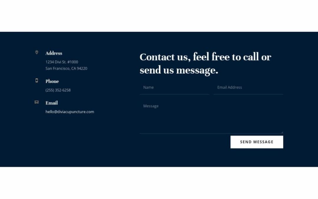 ET – Acupuncture Home Page – Footer