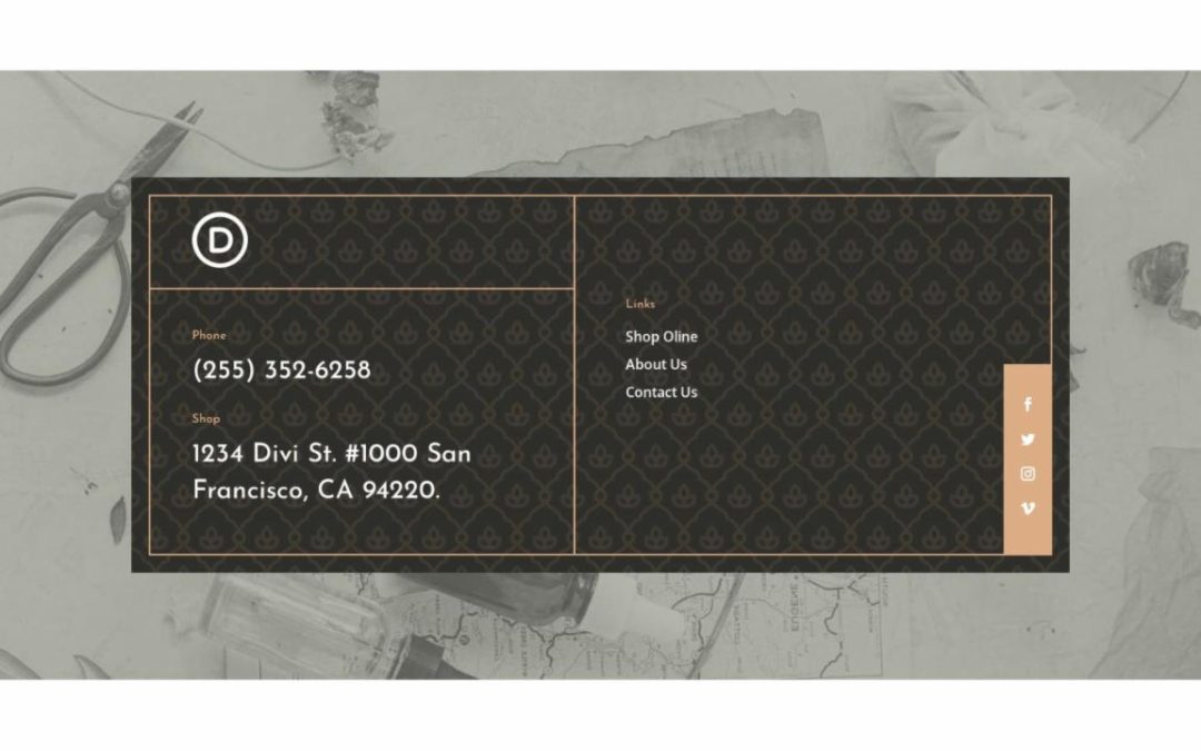 ET – Apothecary Home Page – Footer
