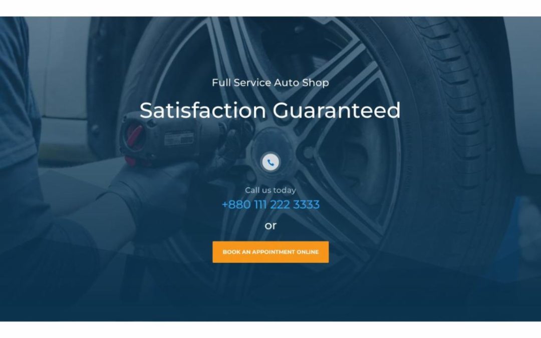 ET – Auto Repair Home Page – Footer