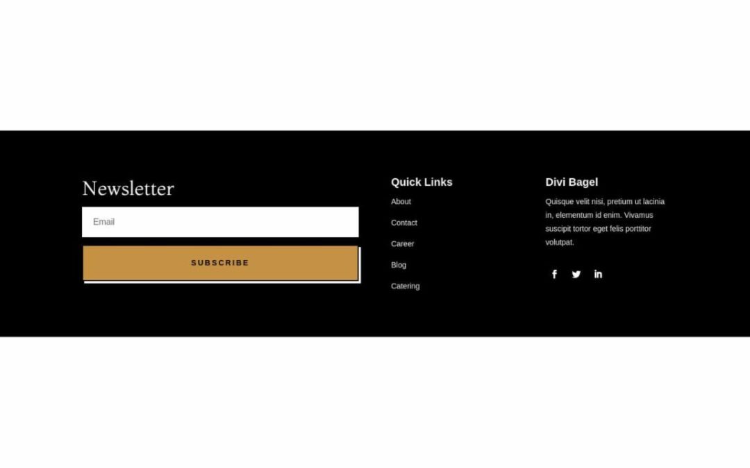 ET – Bagel Shop Home Page – Footer