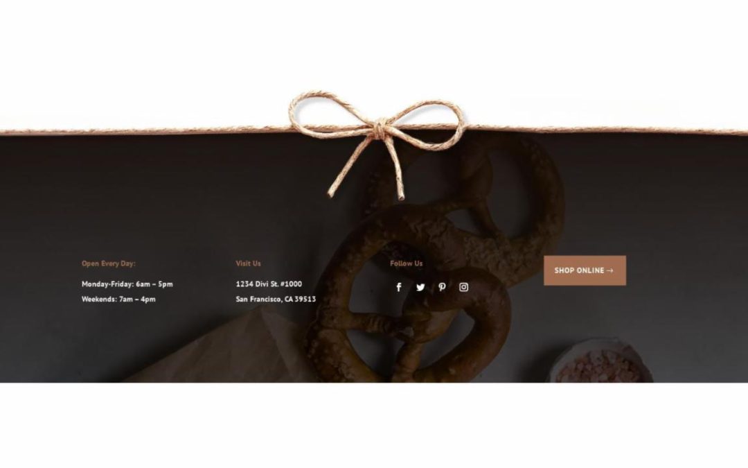 ET – Bakery Home Page – Footer