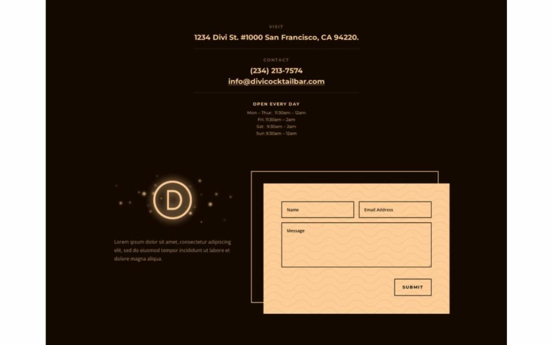 ET – Bar Home Page – Footer