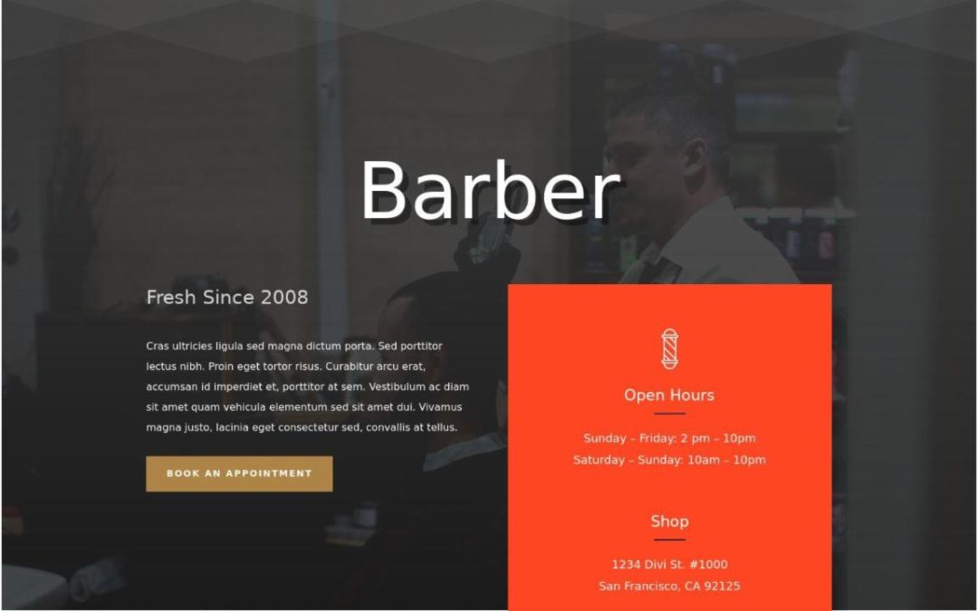 ET – Barber Shop Home Page – Header