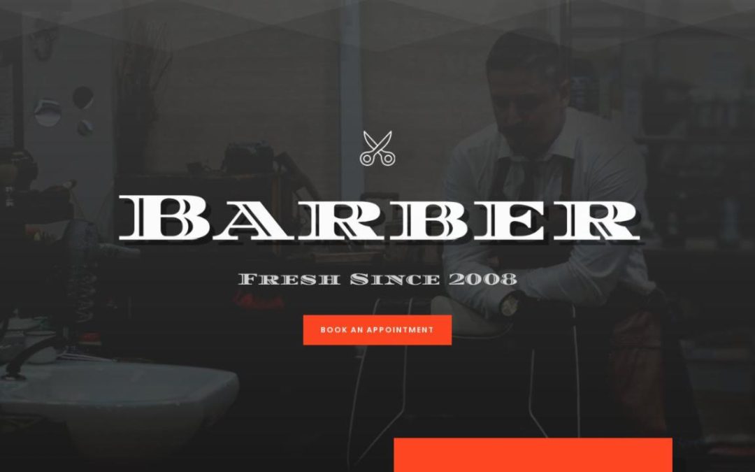ET – Barber Shop Landing Page – Header