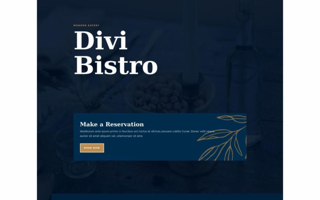 ET – Bistro Home Page – Header