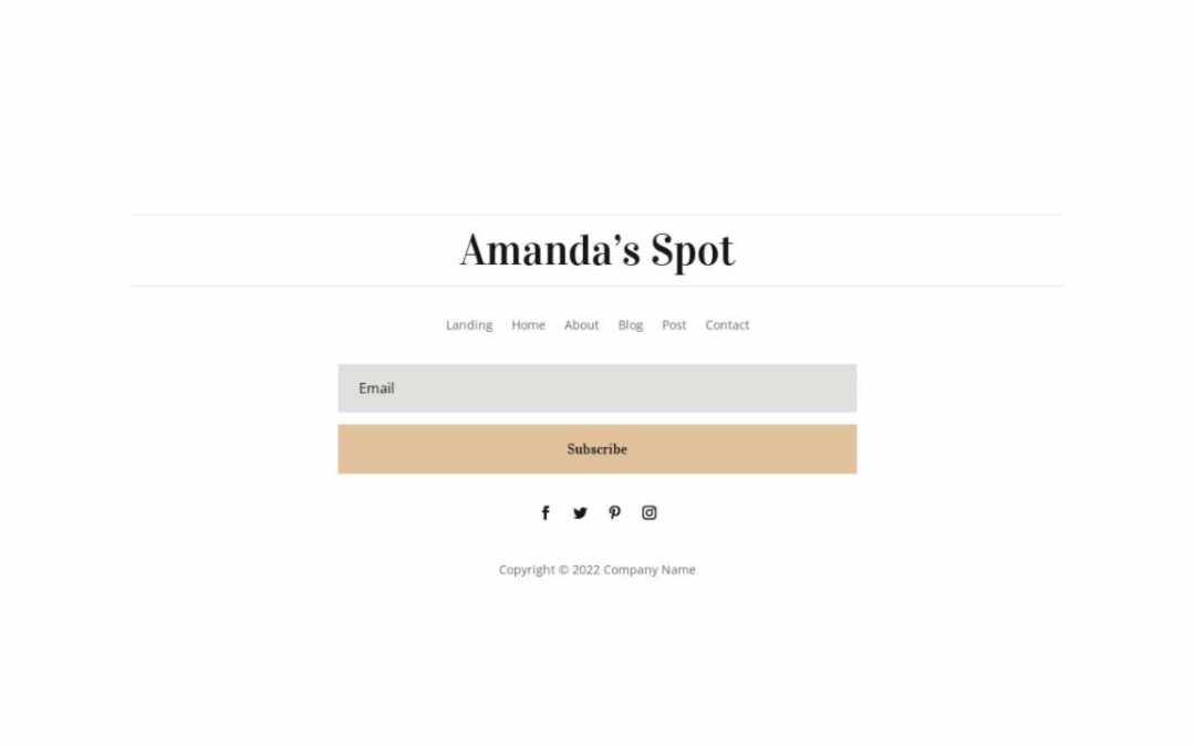 ET – Blogger Home Page – Footer