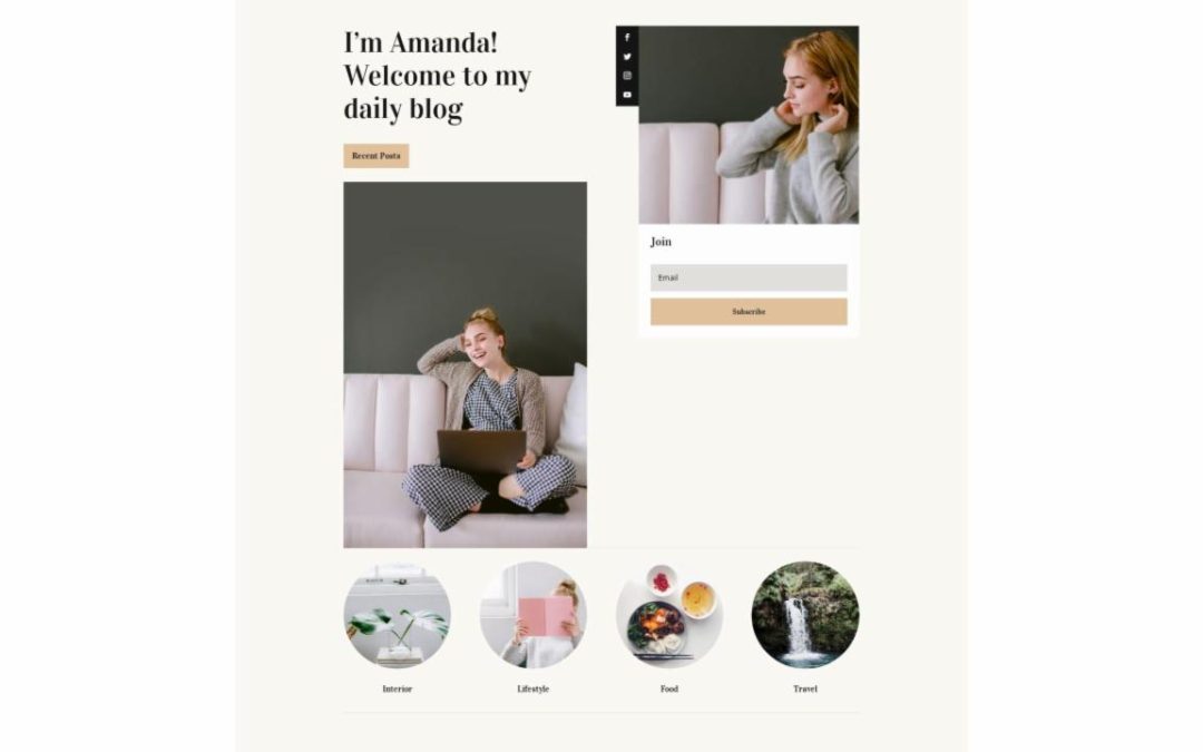 ET – Blogger Home Page – Header
