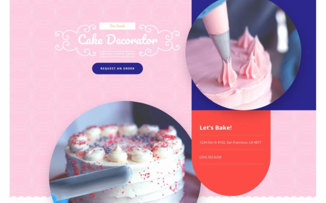 ET – Cake Maker Landing Page – Header