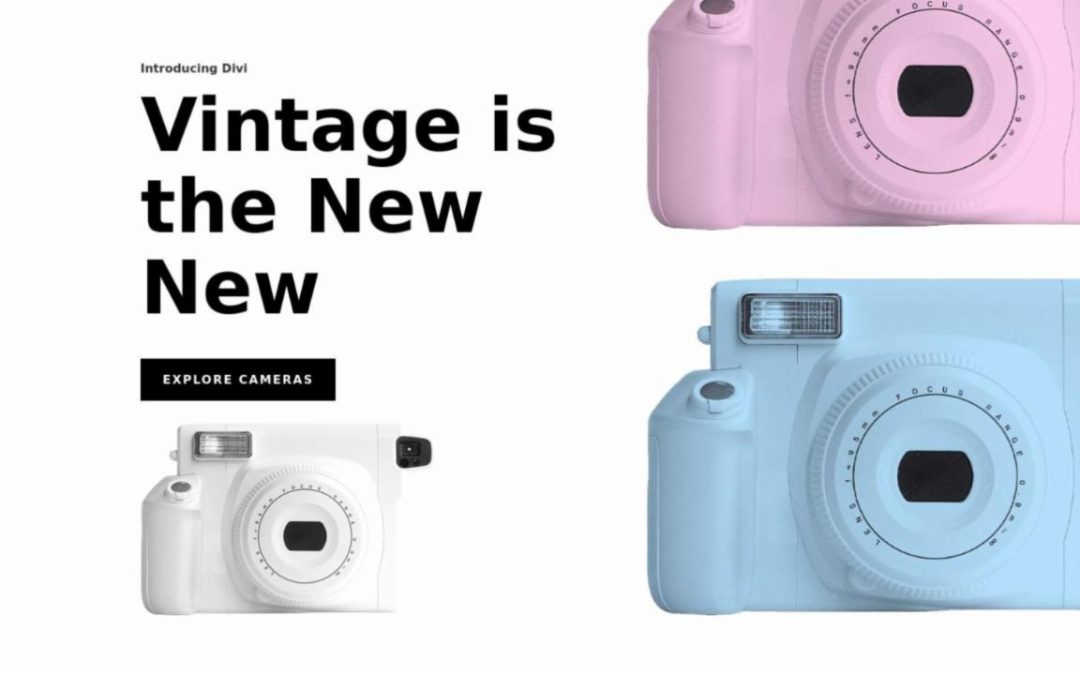 ET – Camera Product Landing Page – Header