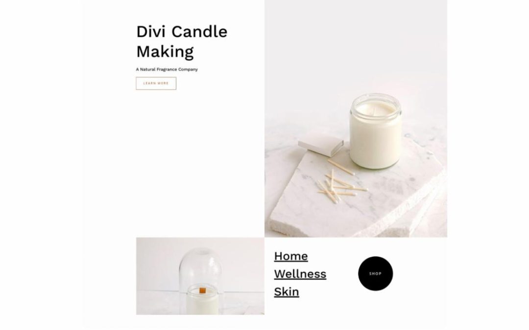 ET – Candle Making Home Page – Header