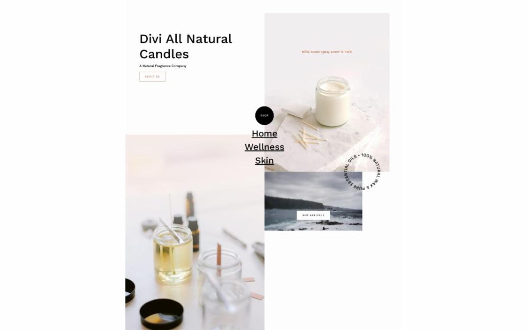 ET – Candle Making Landing Page – Header