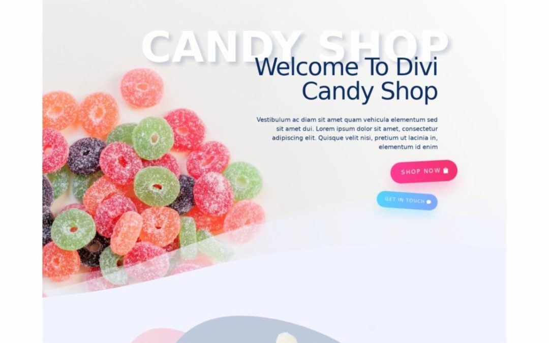 ET – Candy Shop Landing Page – Header
