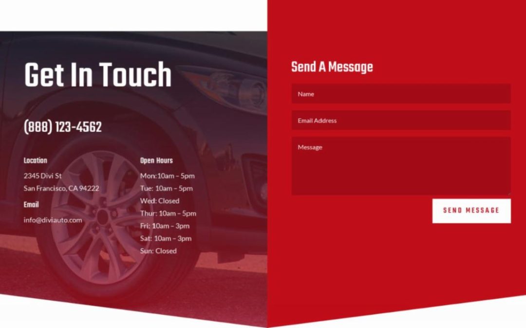 ET – Car Dealer Home Page – Footer