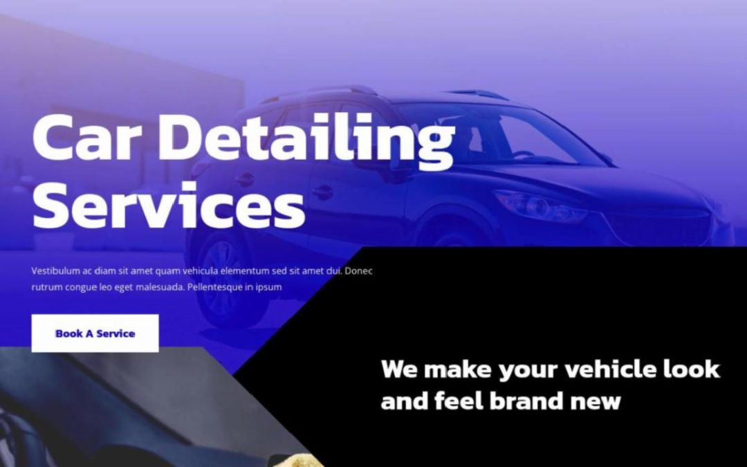 ET – Car Detailing Landing Page – Header