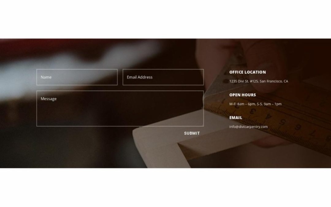 ET – Carpenter Home Page – Footer