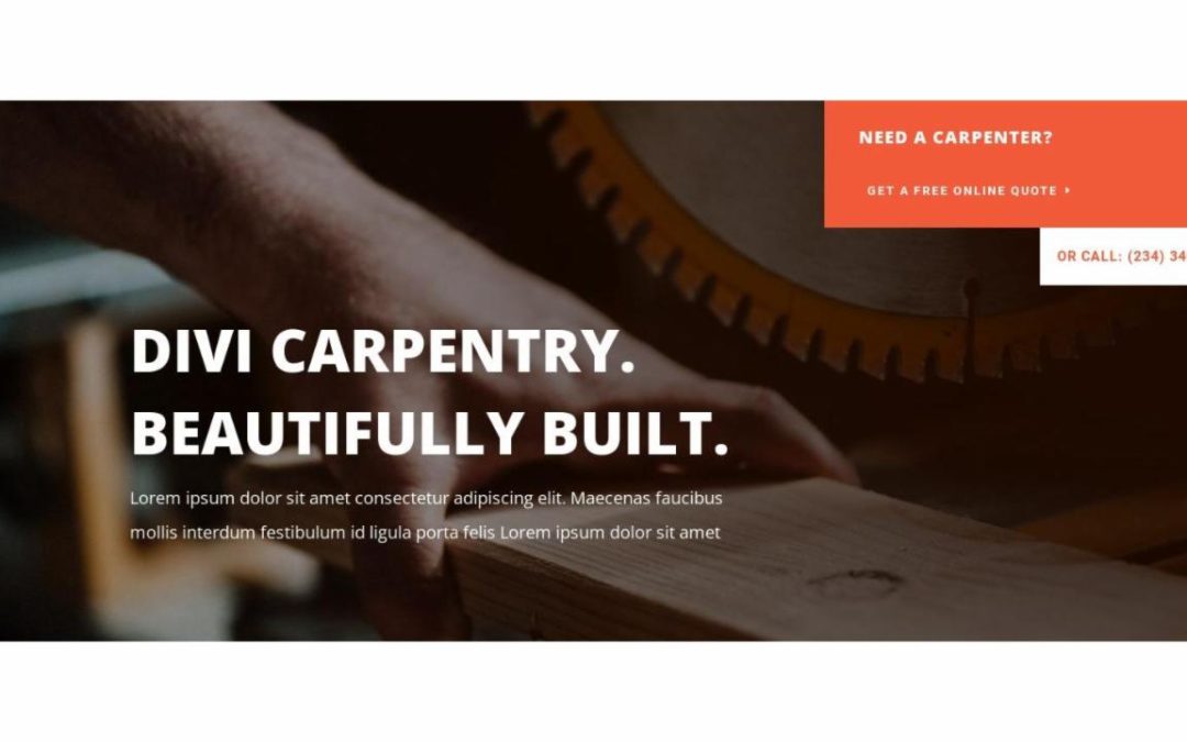 ET – Carpenter Landing Page – Header