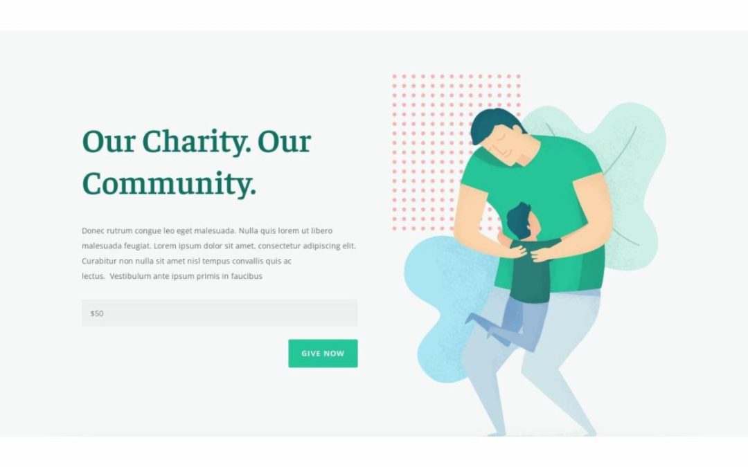 ET – Charity Home Page – Header