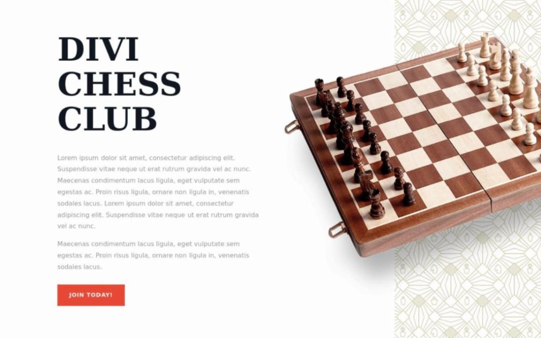 ET – Chess Club Home Page – Header