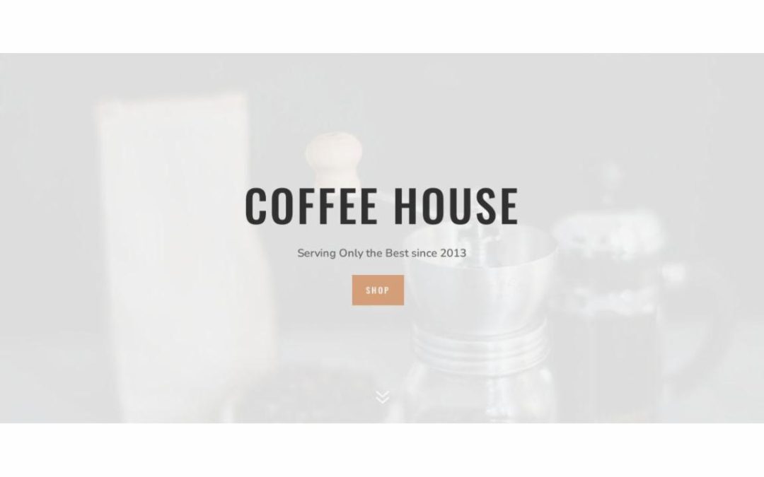 ET – Coffee Shop Home Page – Header