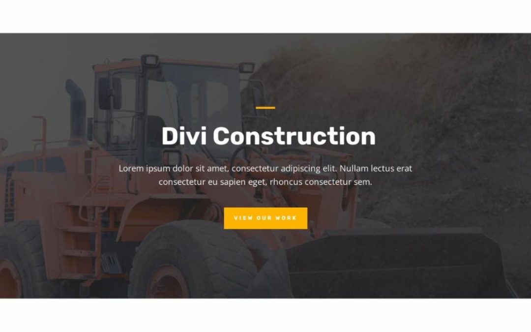 ET – Construction Company Home Page – Header