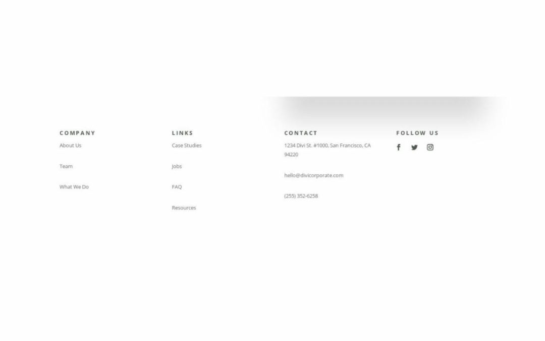 ET – Corporate Home Page – Footer