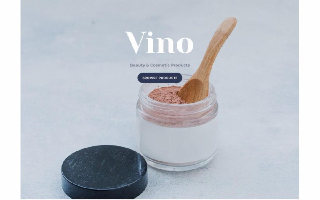 ET – Cosmetics Shop Landing Page – Header