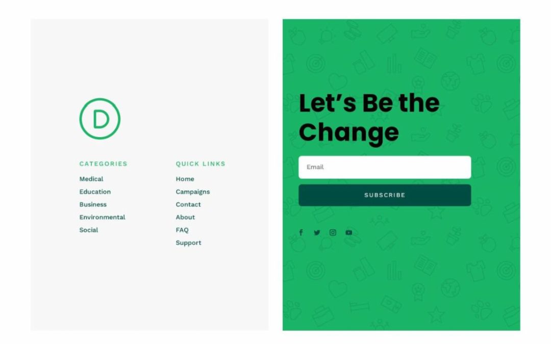 ET – Crowdfunding Home Page – Footer