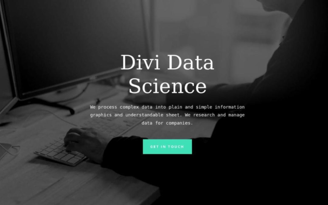 ET – Data Science Home Page – Header