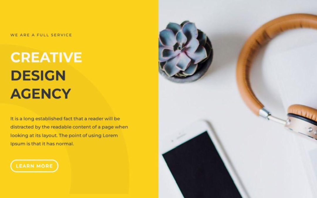 ET – Design Agency Home Page – Header